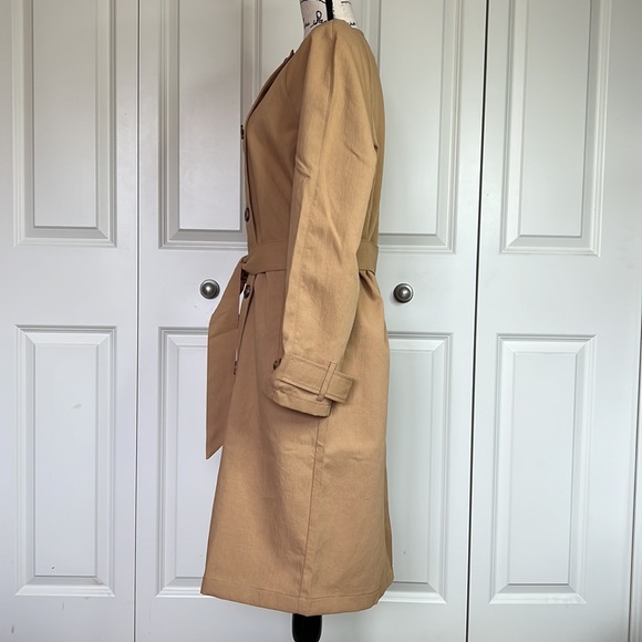 NWOT Outerknown Baker Trench Coat Sandy Size Small - Picture 7 of 12